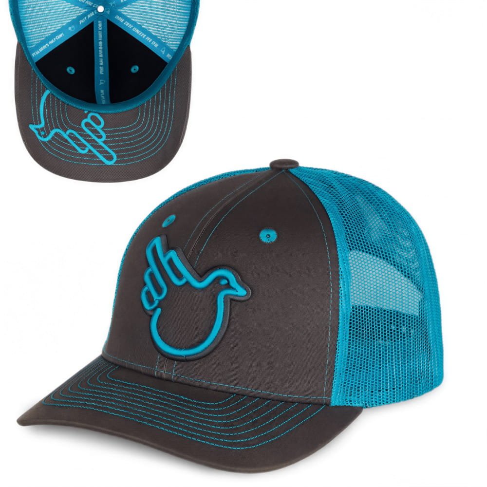 Real Man Blue - Double Bird Snap - Effing Gear